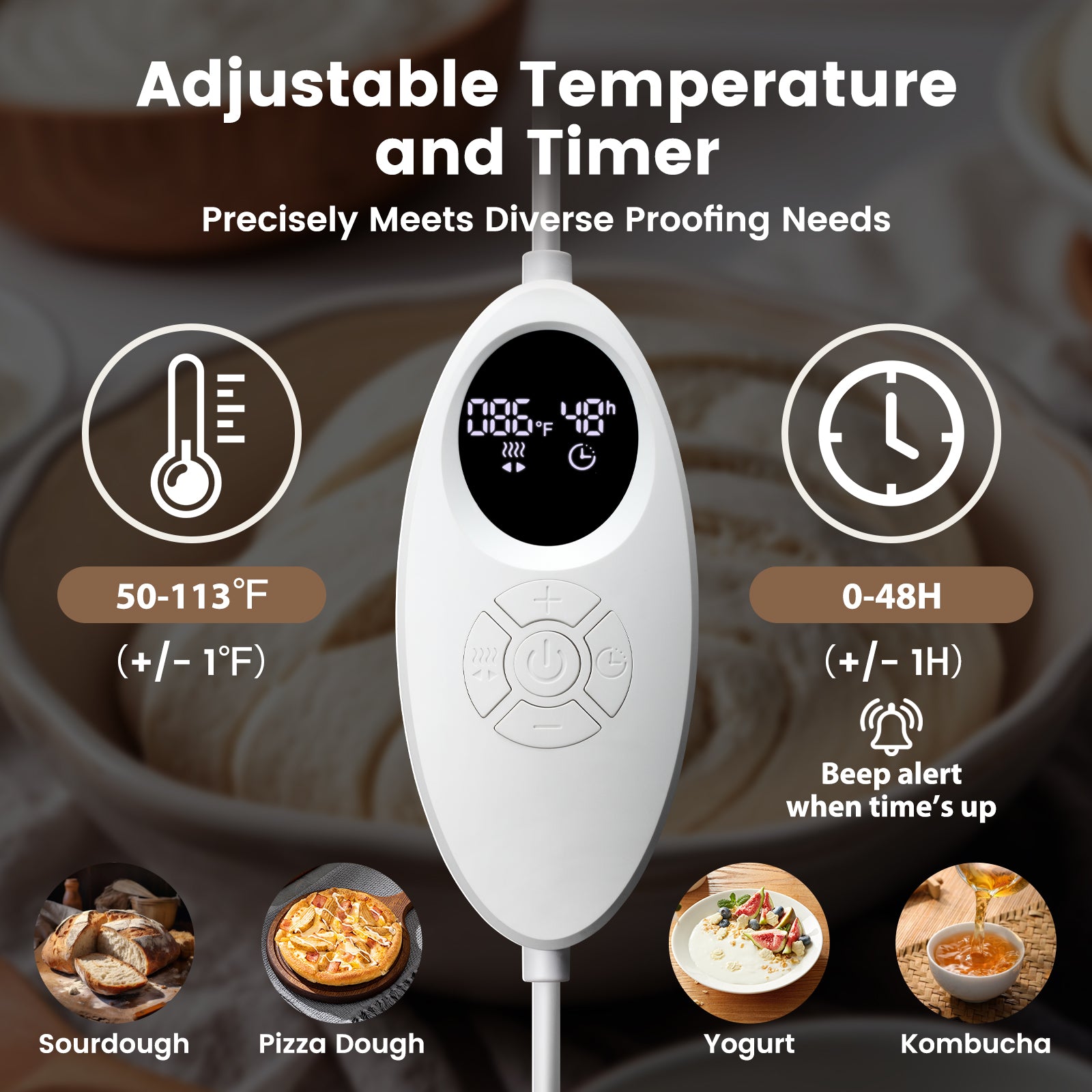 12 in Folding Bread Proofing Box