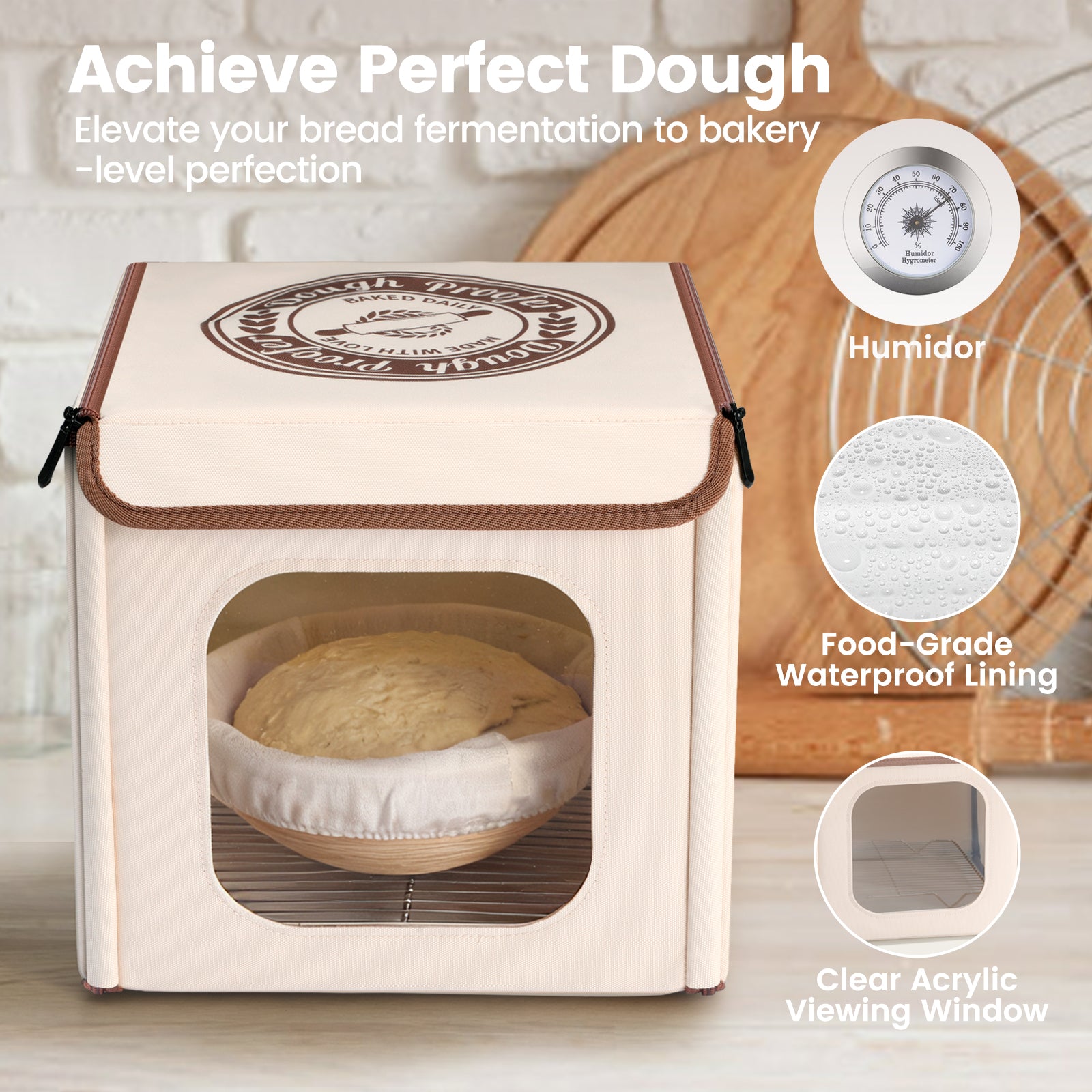 12 in Folding Bread Proofing Box