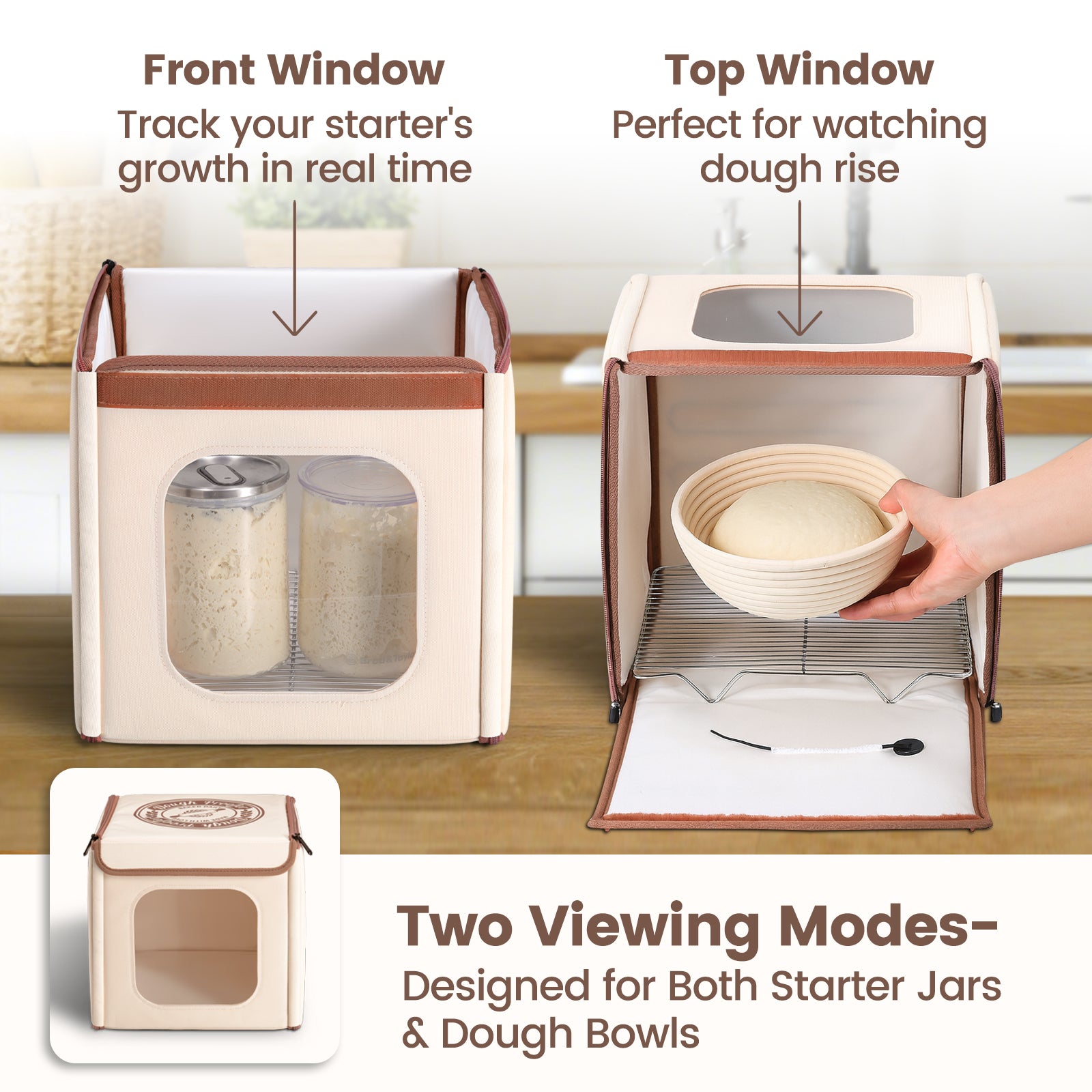 12 in Folding Bread Proofing Box