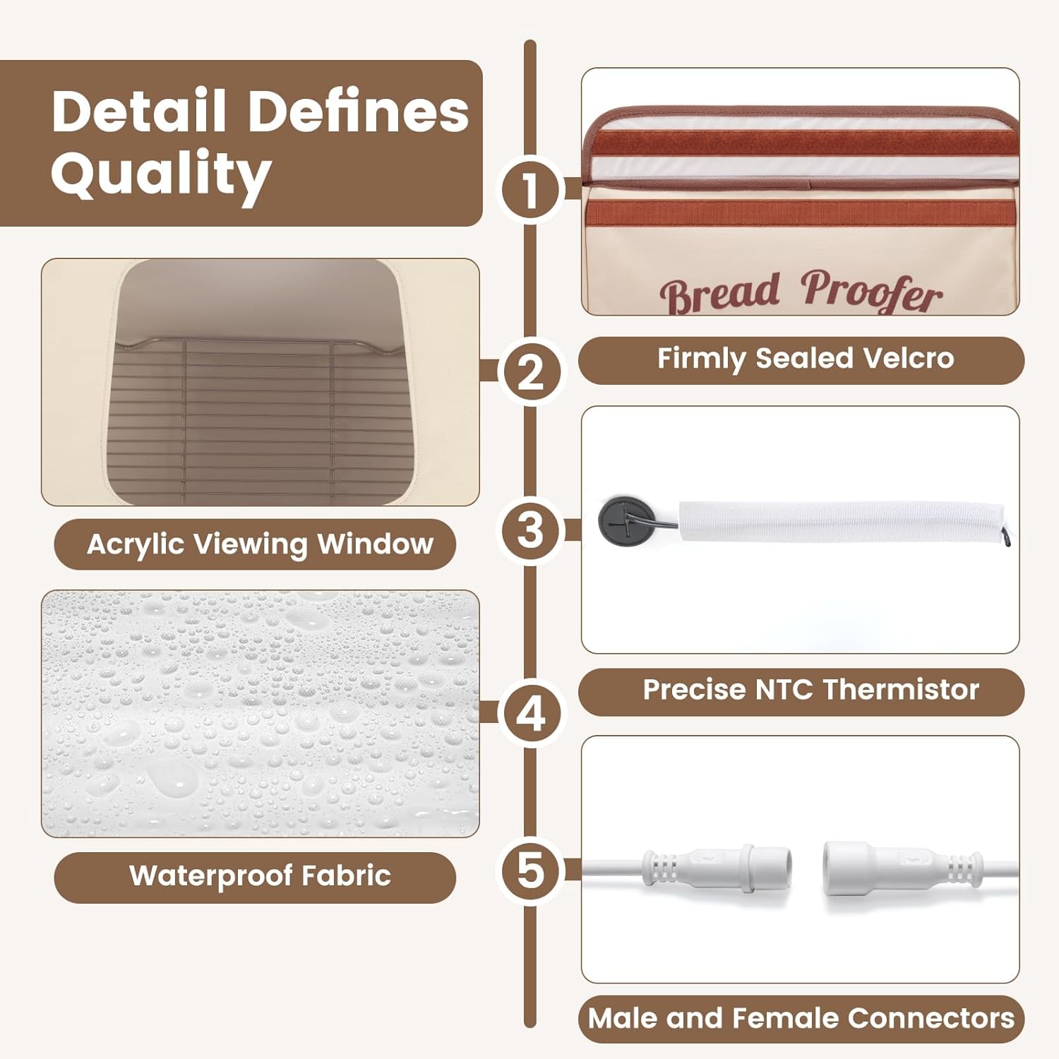 16 in Folding Bread Proofing Box